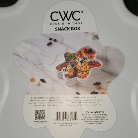 Ghost-Shaped Snack Box/Storage Container - Picture 3 of 3